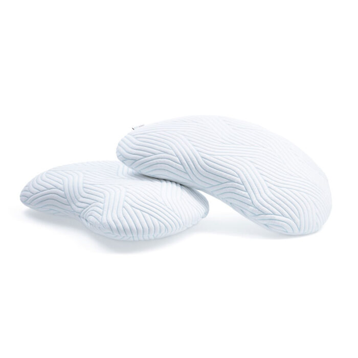 2 TEMPUR Curve Schlafkissen gestapelt